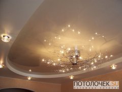 фото натяжных полоков из портфолио фирм