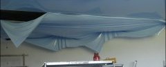 Установка натяжного потолка из пленки ПВХ